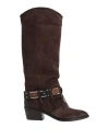Ovyè Ovyé Woman Boot Chocolate Brown Size 7 Leather