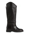 Ovyè Ovyé Woman Boot Dark Brown Size 6 Calfskin In Brown