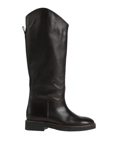 Ovyè Ovyé Woman Boot Dark Brown Size 6 Calfskin