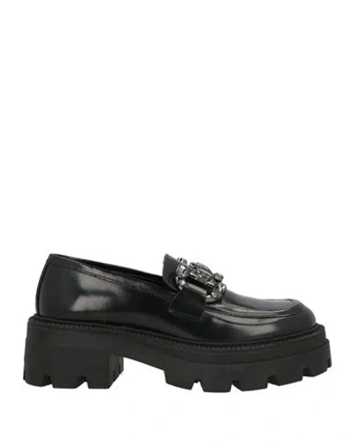 Ovyè Ovyé Woman Lace-up Shoes Black Size 8 Leather
