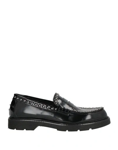 Ovyè Ovyé Woman Loafers Black Size 7 Leather