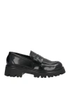 Ovyè Ovyé Woman Loafers Black Size 7 Textile Fibers In Black