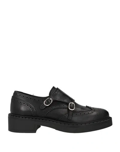 Ovyè Ovyé Woman Loafers Black Size 8 Calfskin