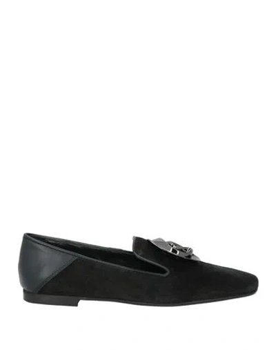 Ovyè Ovyé Woman Loafers Black Size 8 Leather
