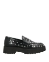 Ovyè Ovyé Woman Loafers Black Size 8 Leather