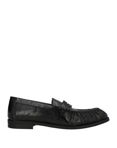 Ovyè Ovyé Woman Loafers Black Size 9 Leather
