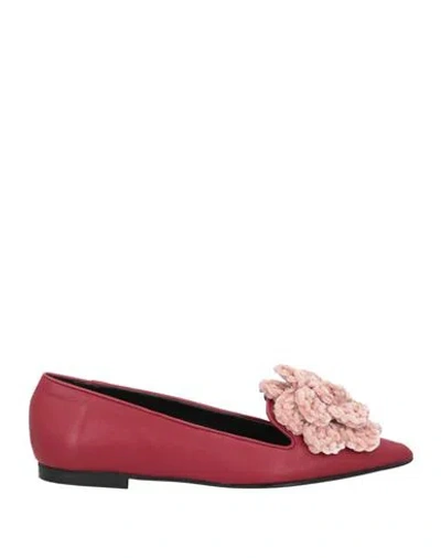 Ovyè Ovyé Woman Loafers Brick Size 7 Leather