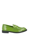 Ovyè Ovyé Woman Loafers Green Size 8 Leather