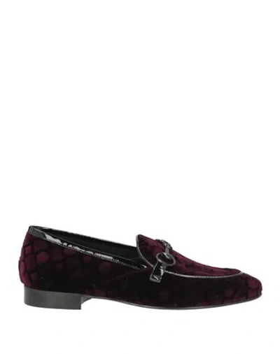 Ovyè Ovyé Woman Loafers Purple Size 7 Textile Fibers