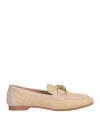 Ovyè Ovyé Woman Loafers Sand Size 8 Textile Fibers In Beige