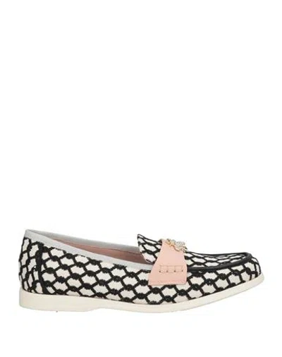 Ovyè Ovyé Woman Loafers White Size 8 Textile Fibers