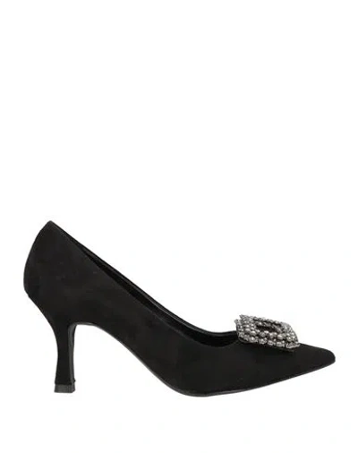 Ovyè Ovyé Woman Pumps Black Size 7 Leather In Black