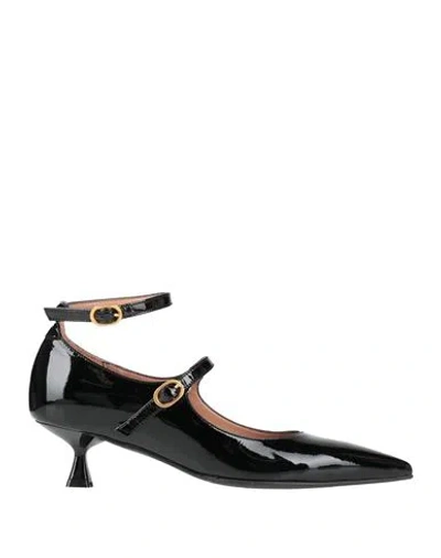 Ovyè Ovyé Woman Pumps Black Size 7 Leather