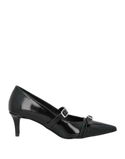 Ovyè Ovyé Woman Pumps Black Size 7 Textile Fibers