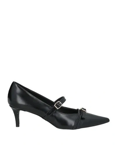 Ovyè Ovyé Woman Pumps Black Size 7 Textile Fibers