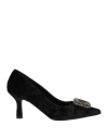 Ovyè Ovyé Woman Pumps Black Size 7 Textile Fibers