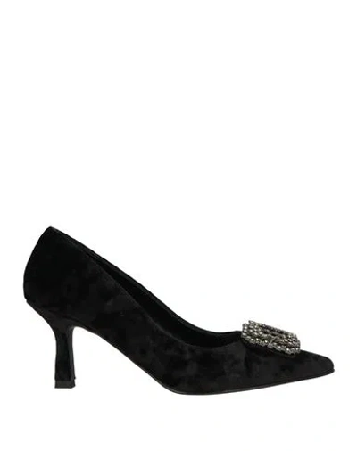 Ovyè Ovyé Woman Pumps Black Size 7 Textile Fibers