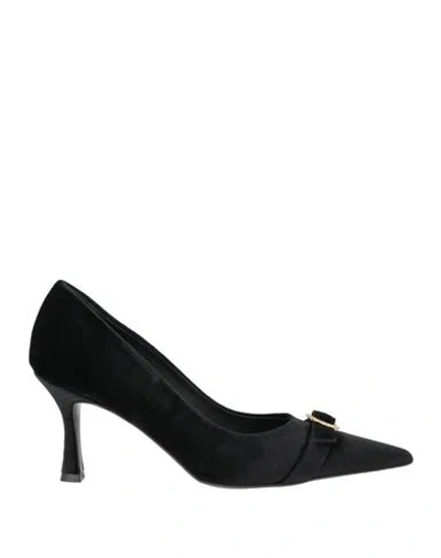 Ovyè Ovyé Woman Pumps Black Size 7 Textile Fibers