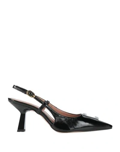 Ovyè Ovyé Woman Pumps Black Size 7 Leather