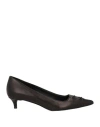 Ovyè Ovyé Woman Pumps Black Size 8 Leather