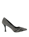 Ovyè Ovyé Woman Pumps Black Size 8 Leather