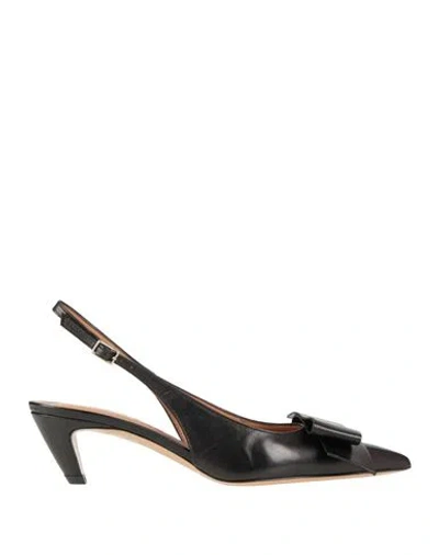 Ovyè Ovyé Woman Pumps Black Size 8 Leather