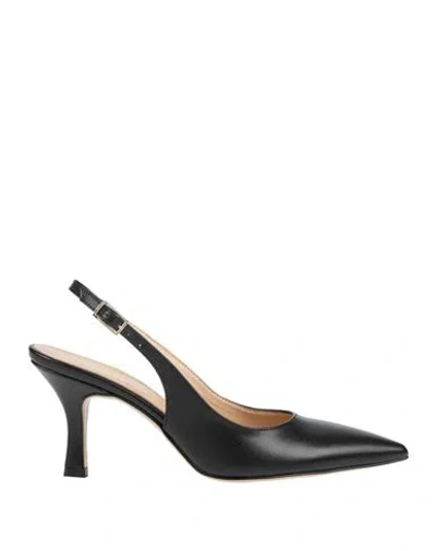 Ovyè Ovyé Woman Pumps Black Size 8 Leather