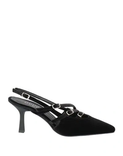 Ovyè Ovyé Woman Pumps Black Size 8 Textile Fibers