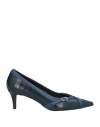 Ovyè Ovyé Woman Pumps Blue Size 8 Textile Fibers