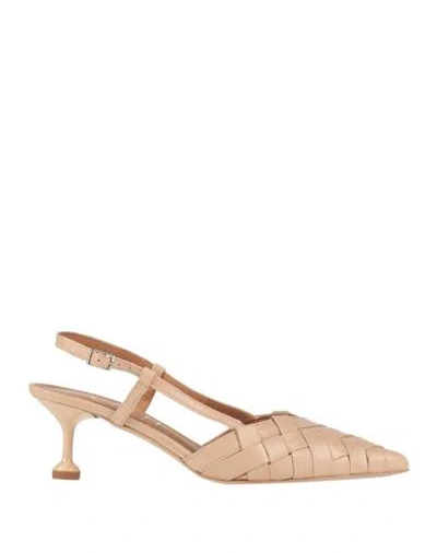Ovyè Ovyé Woman Pumps Blush Size 7 Leather In Pink