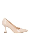 Ovyè Ovyé Woman Pumps Blush Size 8 Leather In Neutral