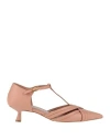 Ovyè Ovyé Woman Pumps Blush Size 7 Leather In Pink