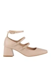 Ovyè Ovyé Woman Pumps Blush Size 8 Leather In Pink