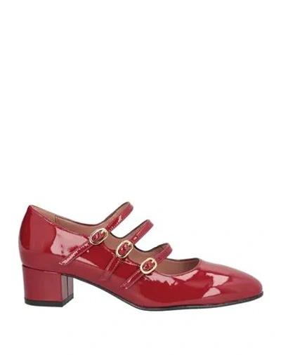 Ovyè Ovyé Woman Pumps Brick Size 8 Leather
