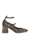 Ovyè Ovyé Woman Pumps Camel Size 8 Textile Fibers