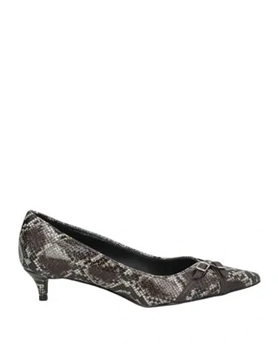 Ovyè Ovyé Woman Pumps Dark Brown Size 7 Leather