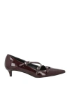 Ovyè Ovyé Woman Pumps Dark Brown Size 7 Textile Fibers