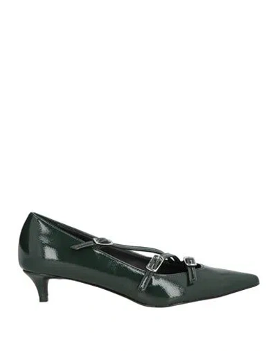 Ovyè Ovyé Woman Pumps Dark Green Size 7 Textile Fibers