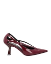Ovyè Ovyé Woman Pumps Garnet Size 8 Textile Fibers In Red