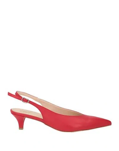 Ovyè Ovyé Woman Pumps Red Size 9 Leather