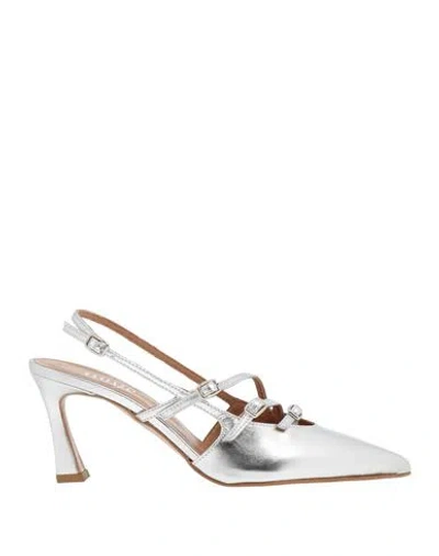 Ovyè Ovyé Woman Pumps Silver Size 7 Leather