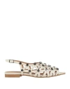 Ovyè Ovyé Woman Sandals Off White Size 7 Leather