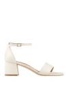 Ovyè Ovyé Woman Sandals Off White Size 7 Leather