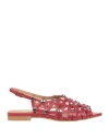 Ovyè Ovyé Woman Sandals Red Size 8 Leather