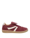 Ovyè Ovyé Woman Sneakers Burgundy Size 8 Leather