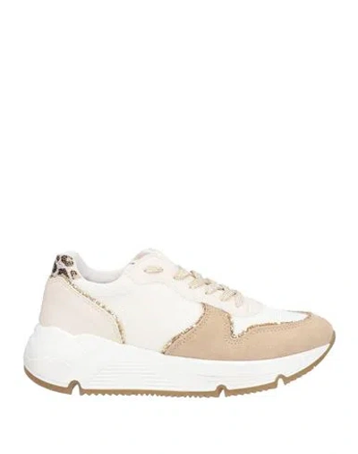 Ovyè Ovyé Woman Sneakers Light Brown Size 8 Textile Fibers In Multi