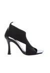 Ovyè Women's Sandals Ovye Elastic Fabric In Black