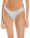 Ow Aqua Bikini Bottom In Blue
