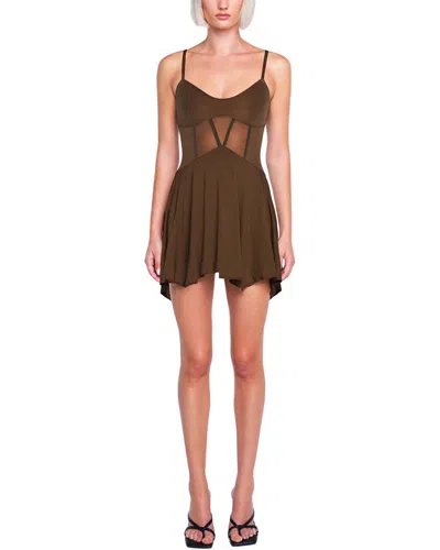 Ow Cassandra Mini Dress In Brn