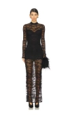 Ow Collection Addison Maxi Dress In Black